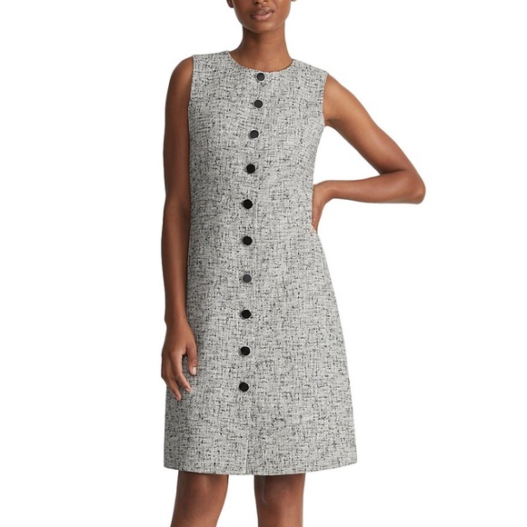 Lafayette 148 New York Dresses & Skirts - LAFAYETTE 148 NEW YORK
SLEEVELESS BUTTON FR
COLOR: Black Mult
SIZE: 12 & 14